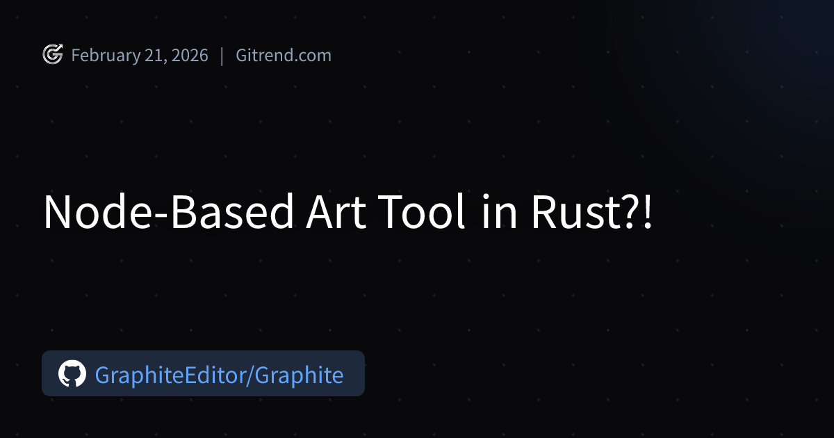 Node-Based Art Tool in Rust?! | Gitrend
