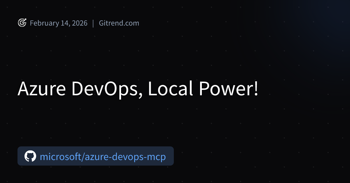 Azure DevOps, Local Power! | Gitrend